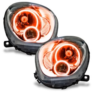 Mini Cooper Countryman Fog Light Halo Kit - ORACLE Lighting - LED Halo - Amber - `11-`15